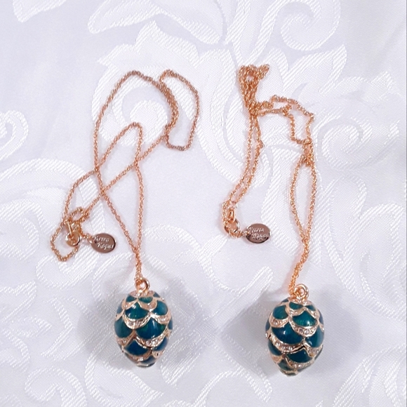 NWOT Keren Kopal Egg Pendants, Green Color (Sold Separately) - Picture 2 of 5